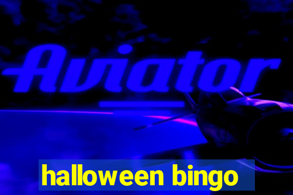 halloween bingo