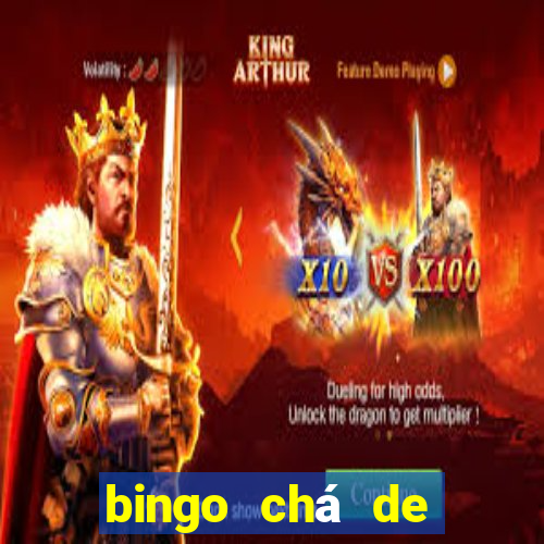 bingo chá de revela??o para imprimir