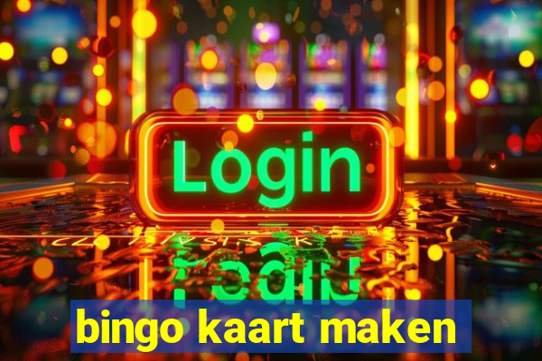 bingo kaart maken