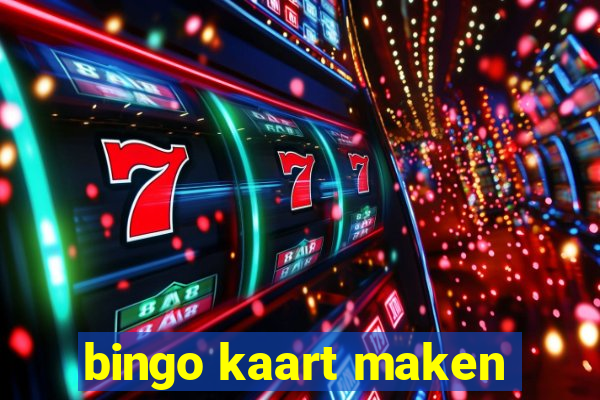 bingo kaart maken