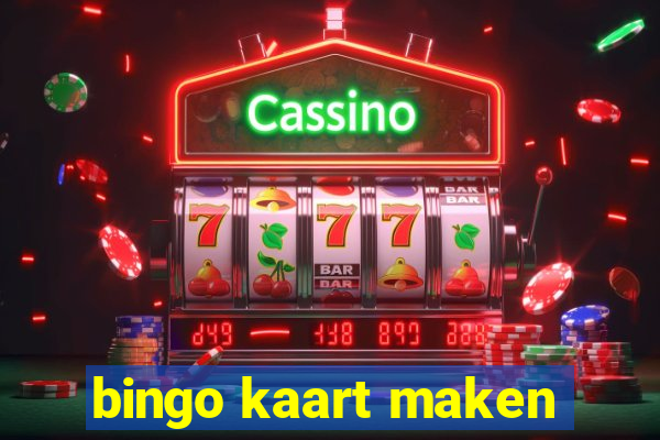 bingo kaart maken