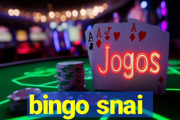 bingo snai