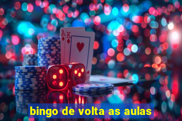 bingo de volta as aulas