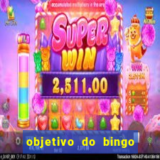 objetivo do bingo de letras