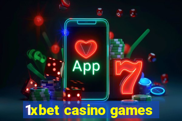 1xbet casino games