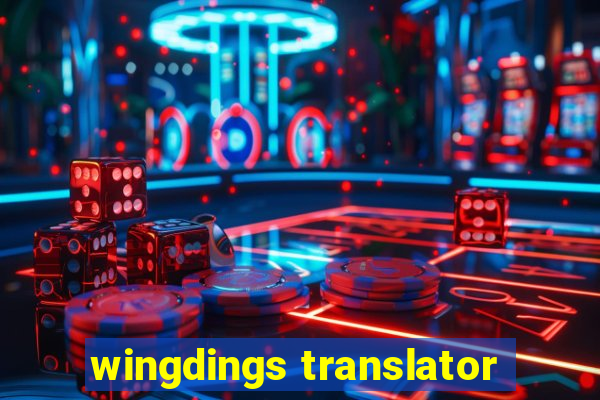 wingdings translator