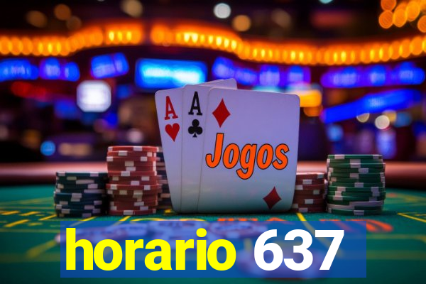 horario 637