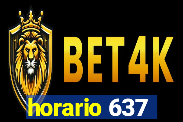 horario 637