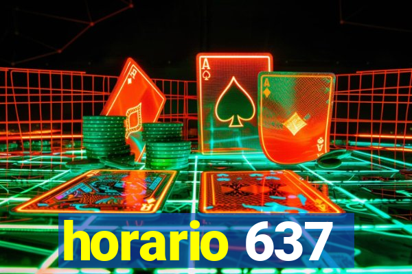 horario 637