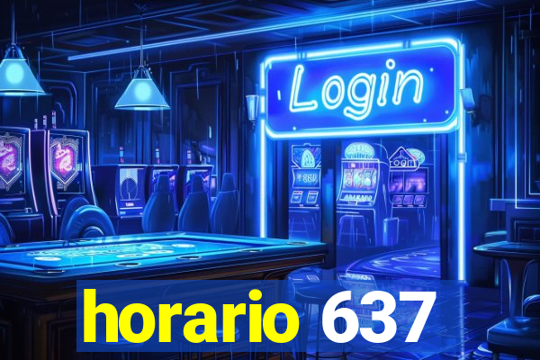 horario 637