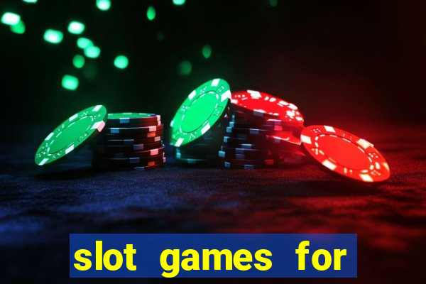 slot games for real money