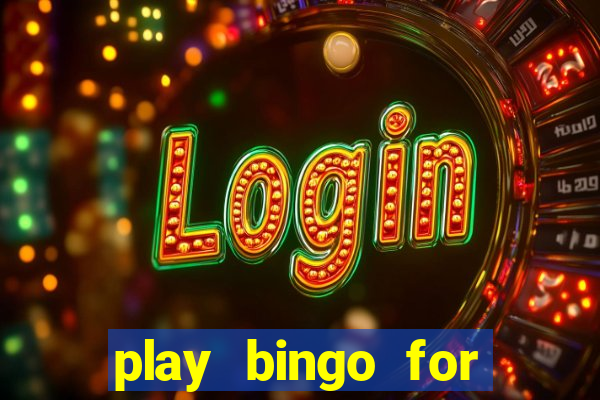 play bingo for money online