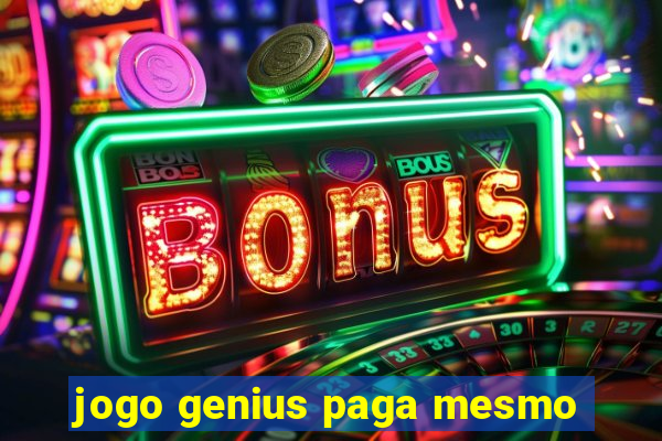 jogo genius paga mesmo