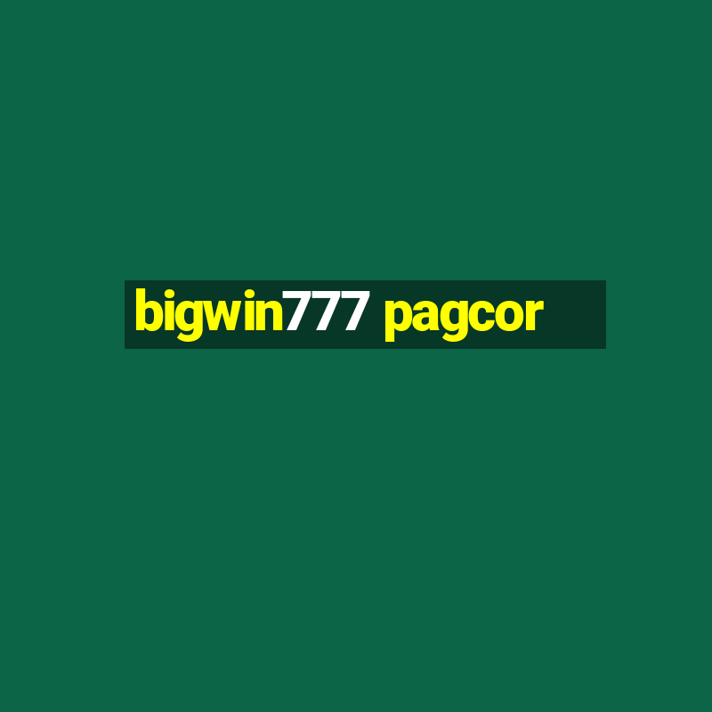 bigwin777 pagcor