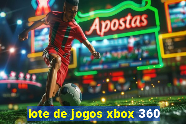 lote de jogos xbox 360