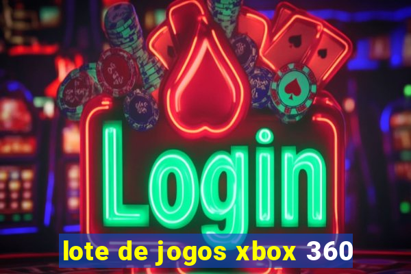 lote de jogos xbox 360