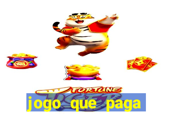 jogo que paga dinheiro no pix de verdade