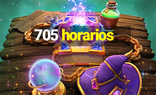 705 horarios