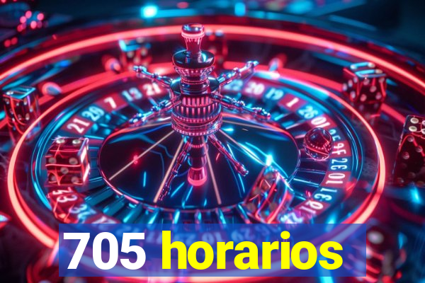 705 horarios