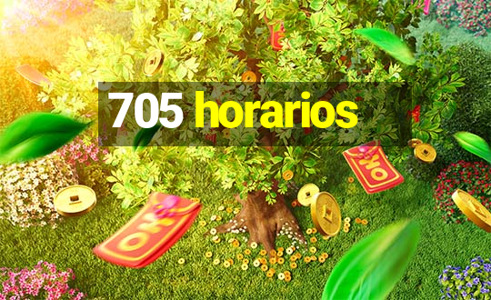 705 horarios