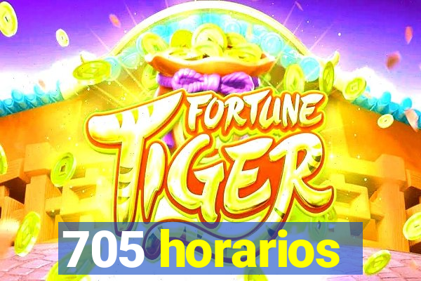 705 horarios