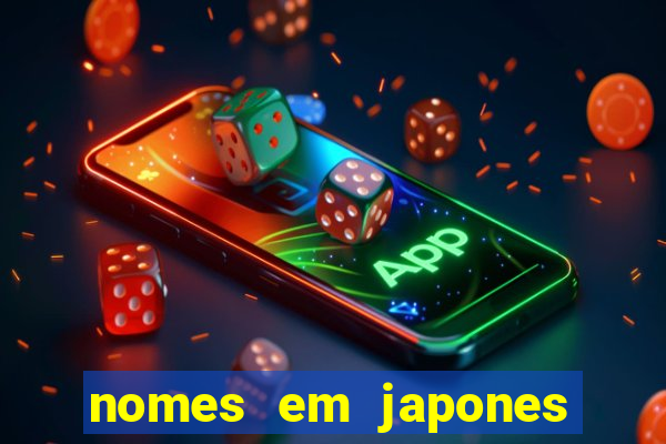 nomes em japones para jogo