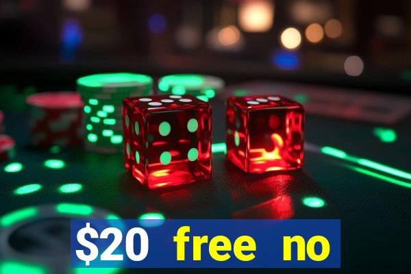 $20 free no deposit casino