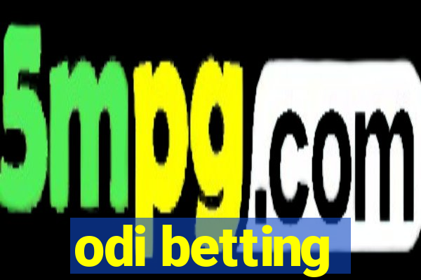 odi betting