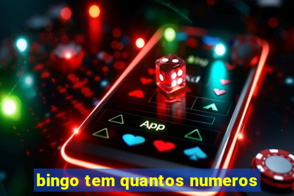 bingo tem quantos numeros