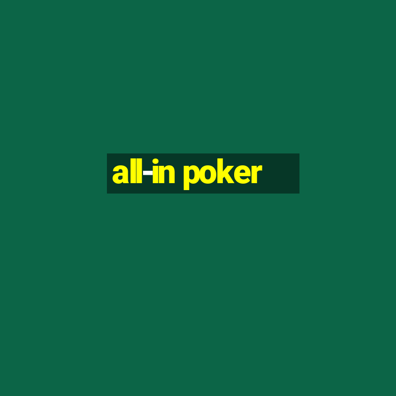 all-in poker