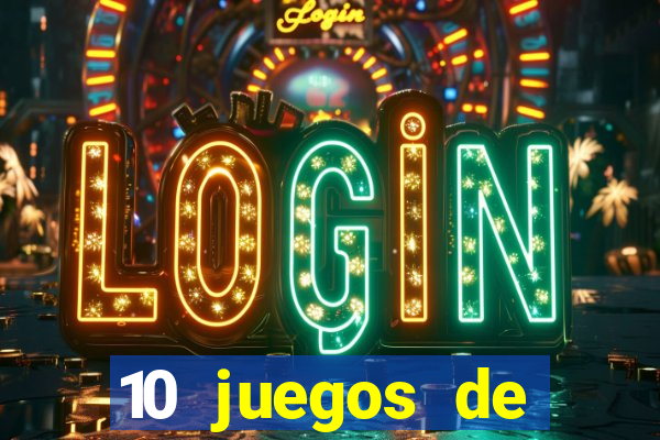 10 juegos de casino nombres