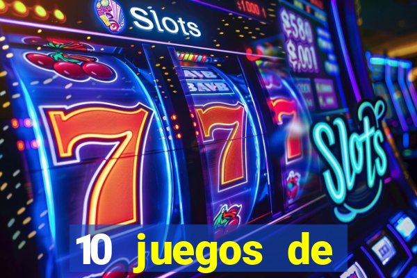 10 juegos de casino nombres