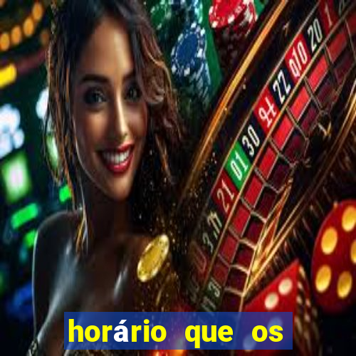 horário que os slots pagam