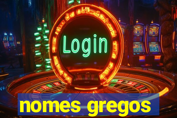 nomes gregos