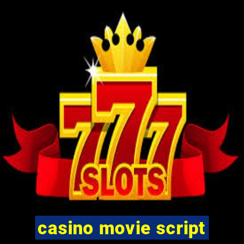 casino movie script