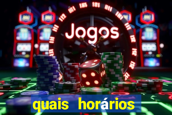 quais horários para jogar fortune tiger