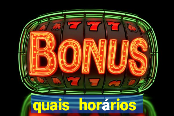 quais horários para jogar fortune tiger