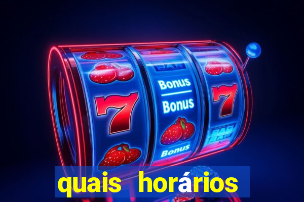 quais horários para jogar fortune tiger