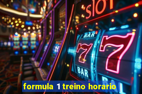 formula 1 treino horario