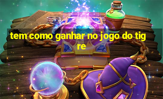 tem como ganhar no jogo do tigre