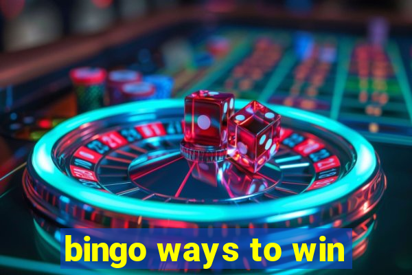 bingo ways to win