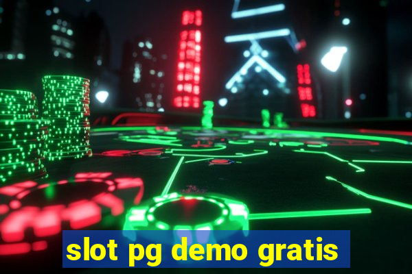 slot pg demo gratis