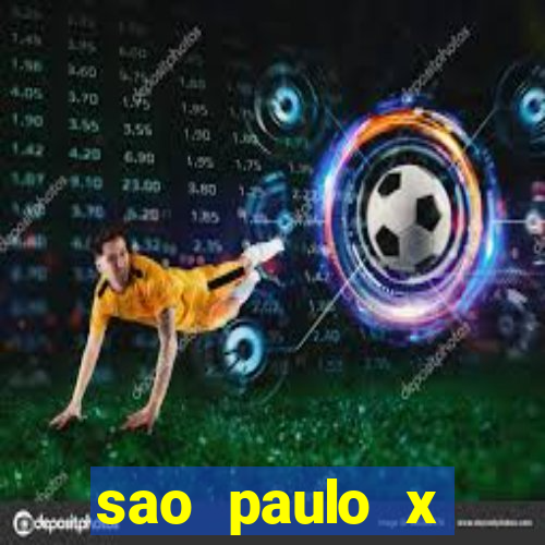 sao paulo x botafogo palpites