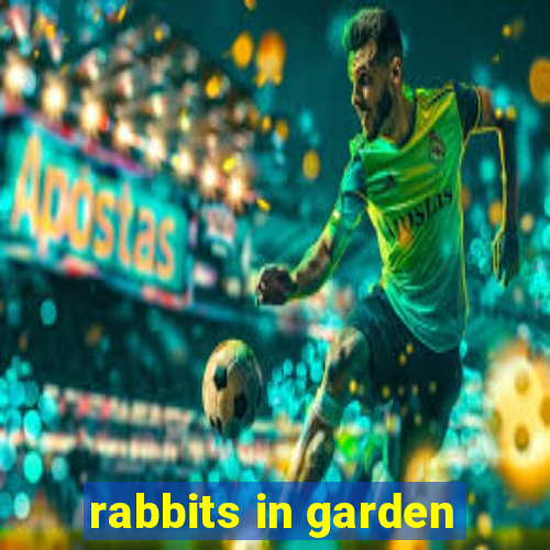 rabbits in garden