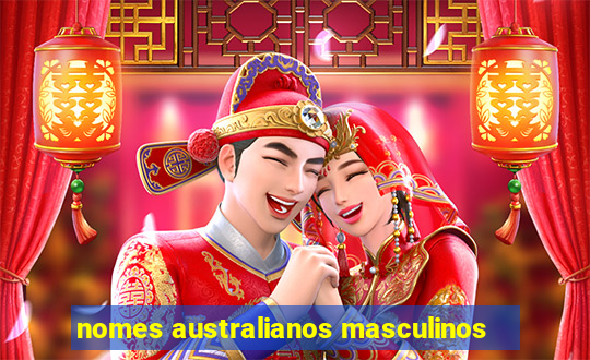 nomes australianos masculinos