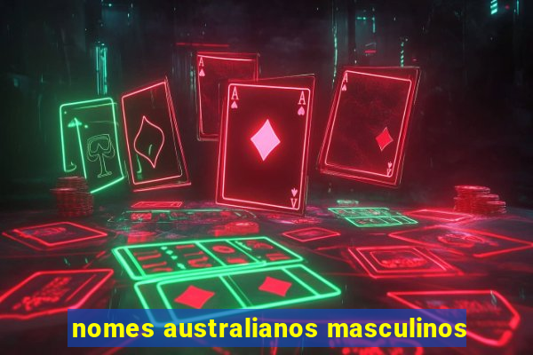 nomes australianos masculinos