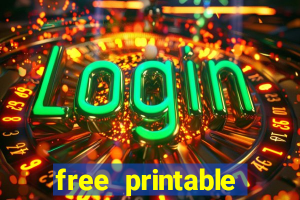 free printable bingo games