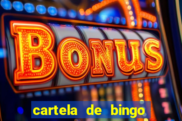 cartela de bingo até 30