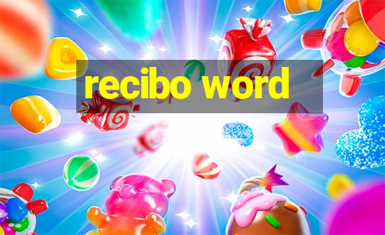 recibo word