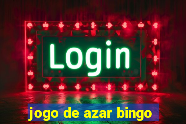 jogo de azar bingo